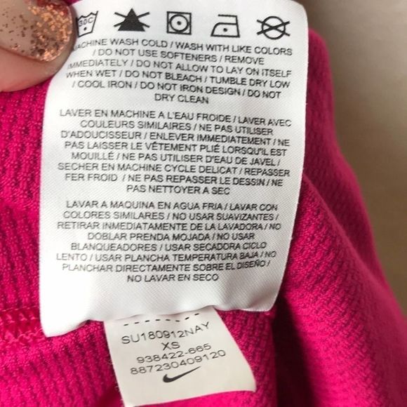 Nike Tank Top Reflective Pink Zonal Cooling Light - Picture 5 of 8